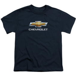 Chevrolet Chevy Bowtie Stacked - Youth T-Shirt Youth T-Shirt (Ages 8-12) Chevrolet