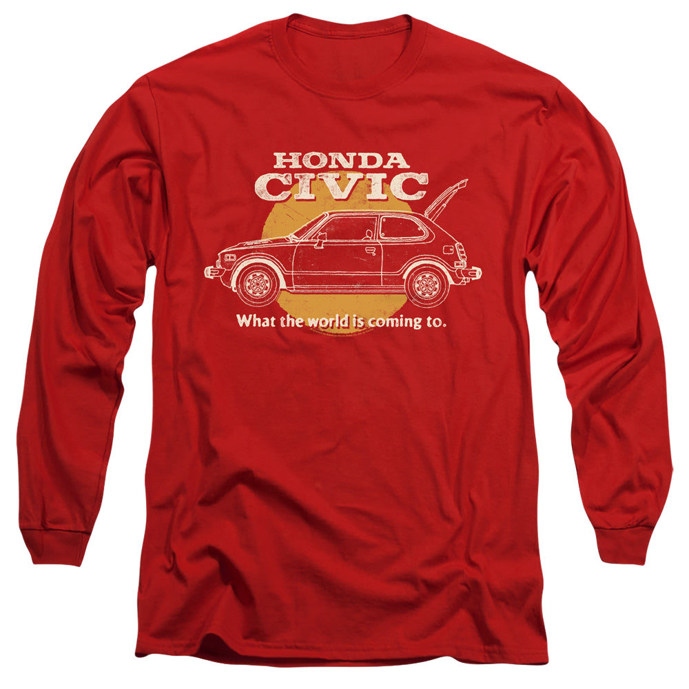 Honda Civic Coming World - Men's Long Sleeve T-Shirt Men's Long Sleeve T-Shirt Honda