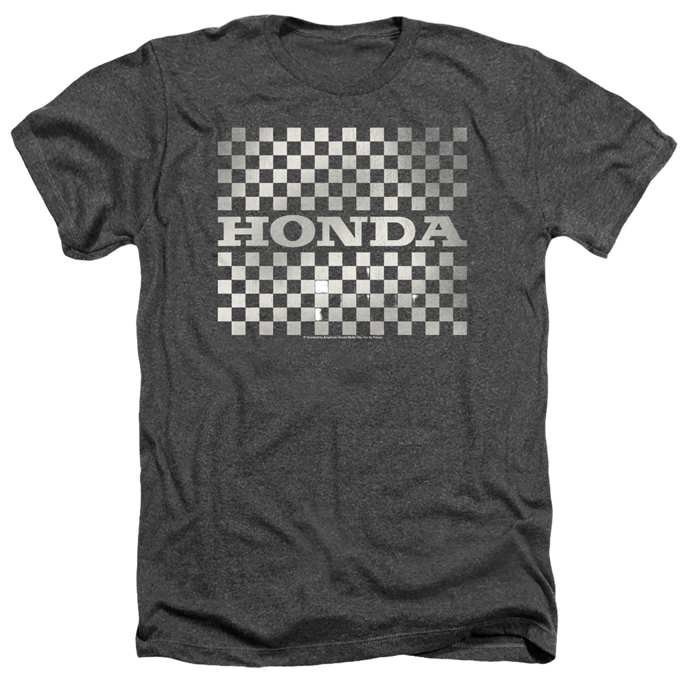 Honda Checkers Logo - Men's Heather T-Shirt Men's Heather T-Shirt Honda