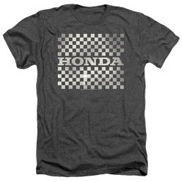 Honda Checkers Logo - Men's Heather T-Shirt Men's Heather T-Shirt Honda