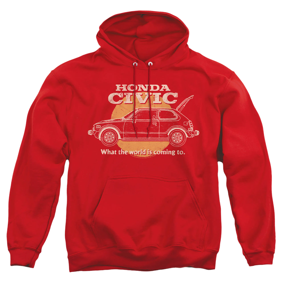 Honda Civic Coming World - Pullover Hoodie Pullover Hoodie Honda