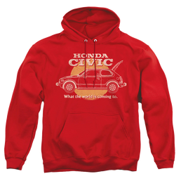 Honda Civic Coming World - Pullover Hoodie Pullover Hoodie Honda