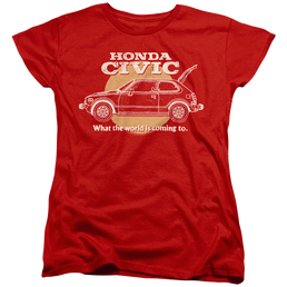 Honda Civic Coming World - Women's T-Shirt Women's T-Shirt Honda
