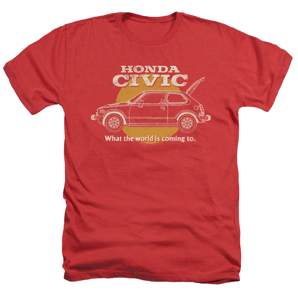 Honda Civic Coming World - Men's Heather T-Shirt Men's Heather T-Shirt Honda