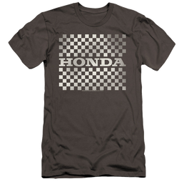 Honda Checkers Logo - Men's Premium Slim Fit T-Shirt Men's Premium Slim Fit T-Shirt Honda
