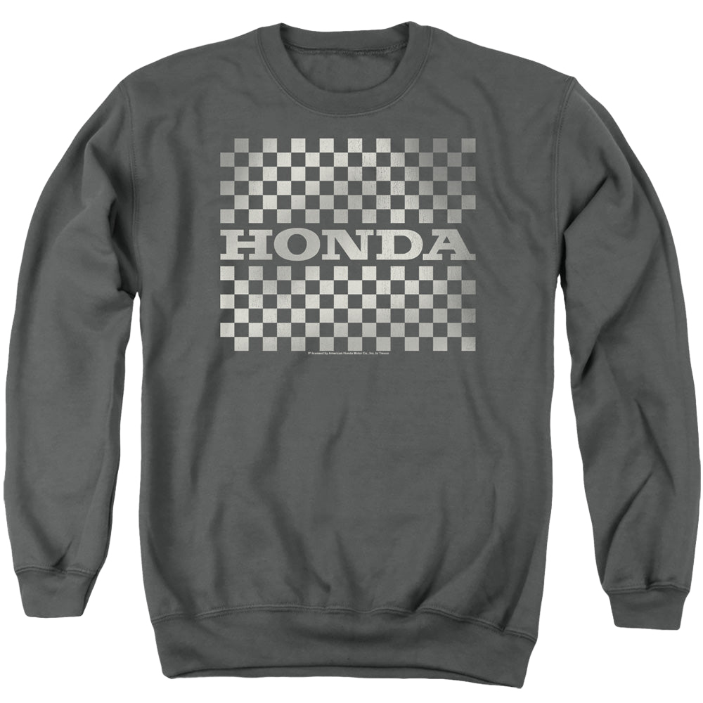 Honda Checkers Logo - Men's Crewneck Sweatshirt Men's Crewneck Sweatshirt Honda