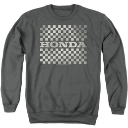 Honda Checkers Logo - Men's Crewneck Sweatshirt Men's Crewneck Sweatshirt Honda