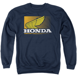 Honda Wing Gradient - Men's Crewneck Sweatshirt Men's Crewneck Sweatshirt Honda