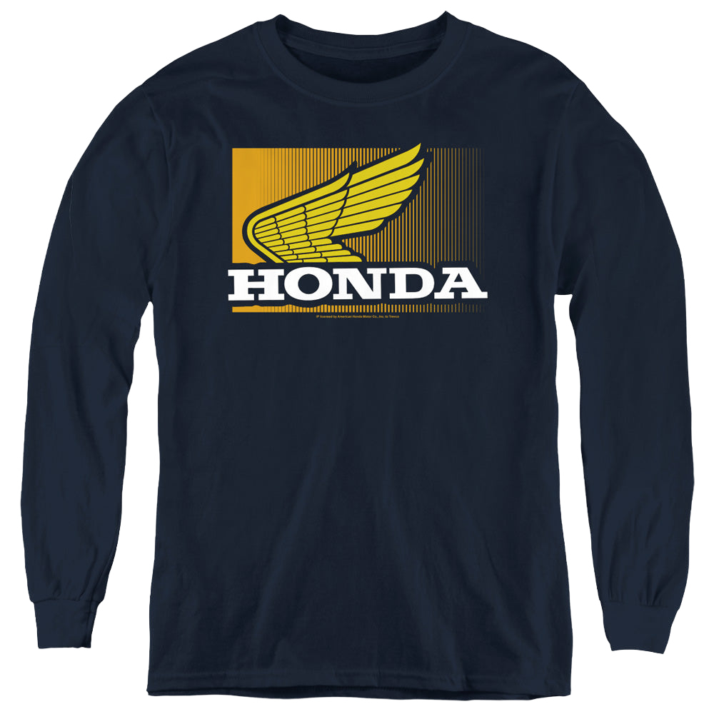 Honda Wing Gradient - Youth Long Sleeve T-Shirt Youth Long Sleeve T-Shirt Honda