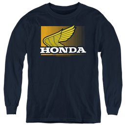 Honda Wing Gradient - Youth Long Sleeve T-Shirt Youth Long Sleeve T-Shirt Honda