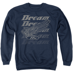 Honda Motorcycles Dreamer - Men's Crewneck Sweatshirt Men's Crewneck Sweatshirt Honda