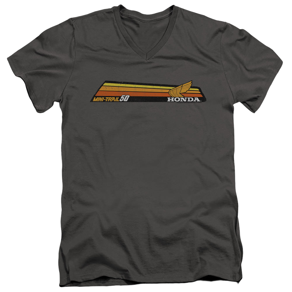 Honda Mini-Trail 50 Stripe - Men's V-Neck T-Shirt Men's V-Neck T-Shirt Honda