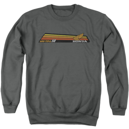 Honda Mini-Trail 50 Stripe - Men's Crewneck Sweatshirt Men's Crewneck Sweatshirt Honda