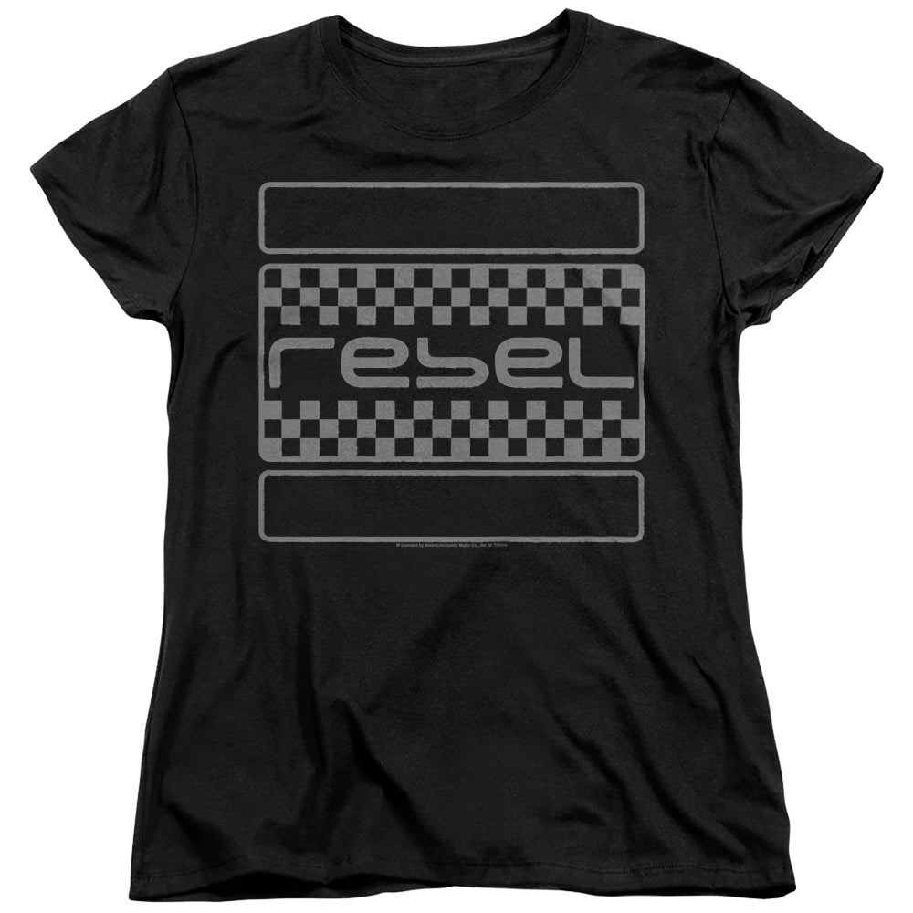 Honda Rebel Checkers Grey - Women's T-Shirt Women's T-Shirt Honda