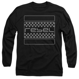 Honda Rebel Checkers Grey - Men's Long Sleeve T-Shirt Men's Long Sleeve T-Shirt Honda