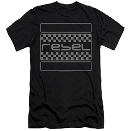 Honda Rebel Checkers Grey - Men's Premium Slim Fit T-Shirt Men's Premium Slim Fit T-Shirt Honda
