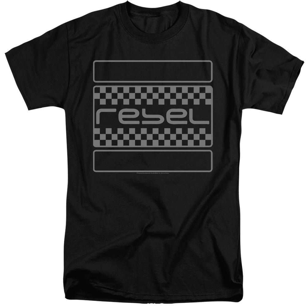 Honda Rebel Checkers Grey - Men's Tall Fit T-Shirt Men's Tall Fit T-Shirt Honda