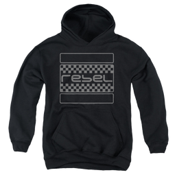 Honda Rebel Checkers Grey - Youth Hoodie Youth Hoodie (Ages 8-12) Honda