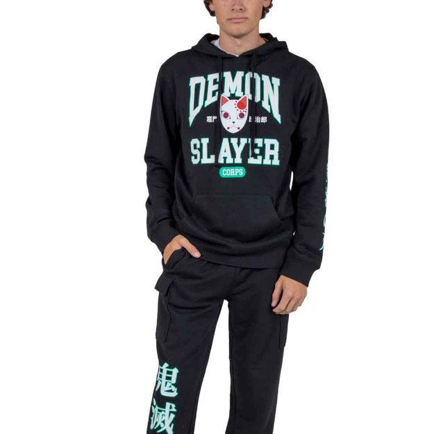 Demon Slayer - Fox Mask Hoodie and Jogger Combo Hoodie/Jogger Demon Slayer   