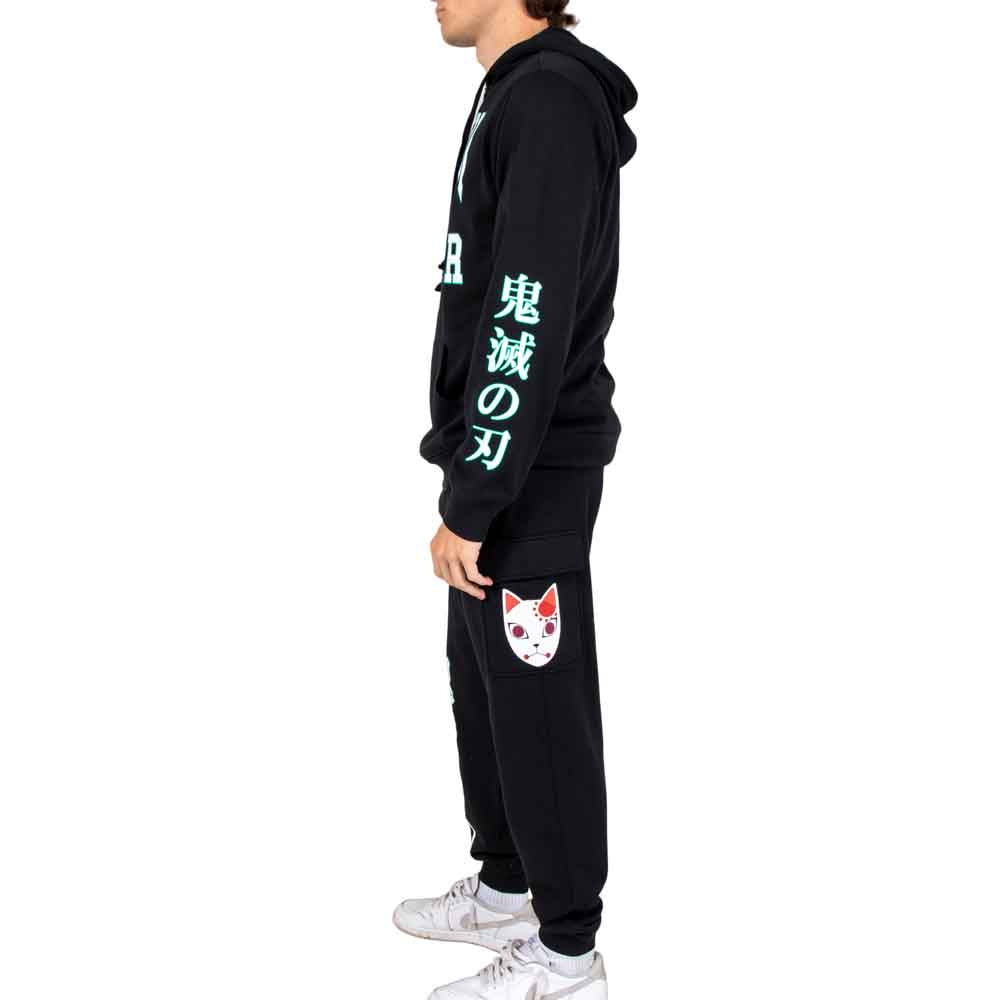 Demon Slayer - Fox Mask Hoodie and Jogger Combo Hoodie/Jogger Demon Slayer   