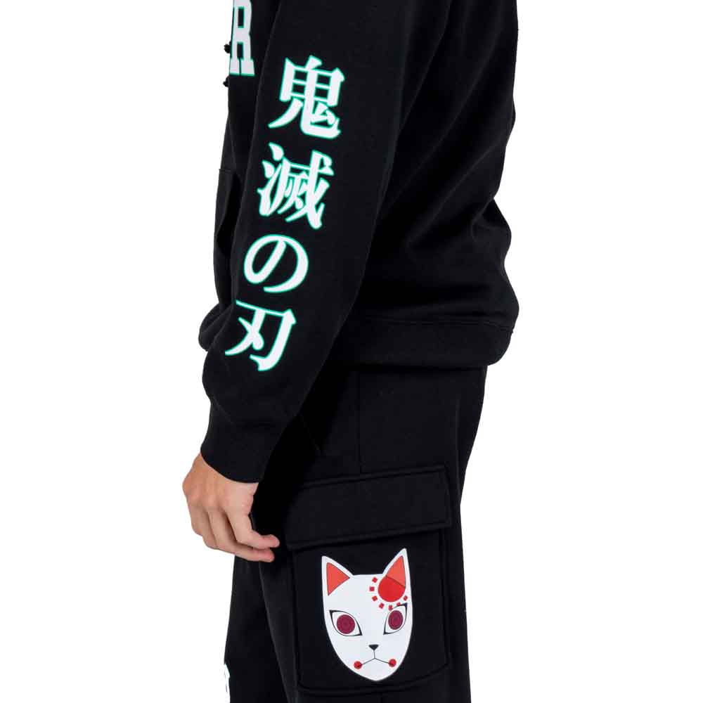 Demon Slayer - Fox Mask Hoodie and Jogger Combo Hoodie/Jogger Demon Slayer   