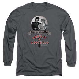 Abbott and Costello Super Sleuths - Men's Long Sleeve T-Shirt Men's Long Sleeve T-Shirt Abbott and Costello   