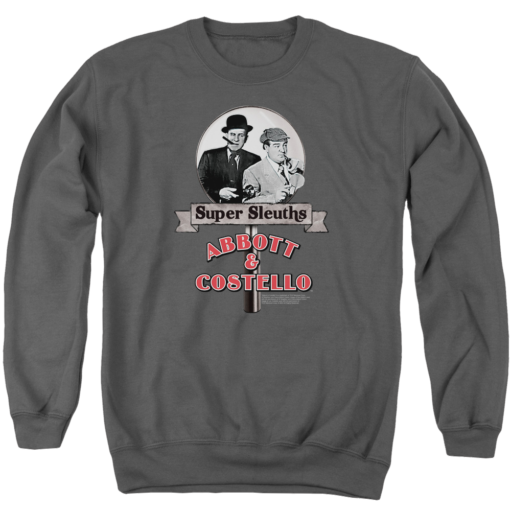 Abbott and Costello Super Sleuths - Men's Crewneck Sweatshirt Men's Crewneck Sweatshirt Abbott and Costello   