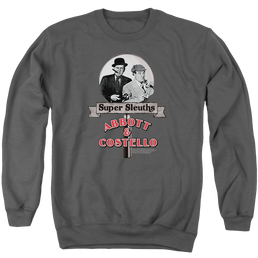 Abbott and Costello Super Sleuths - Men's Crewneck Sweatshirt Men's Crewneck Sweatshirt Abbott and Costello   