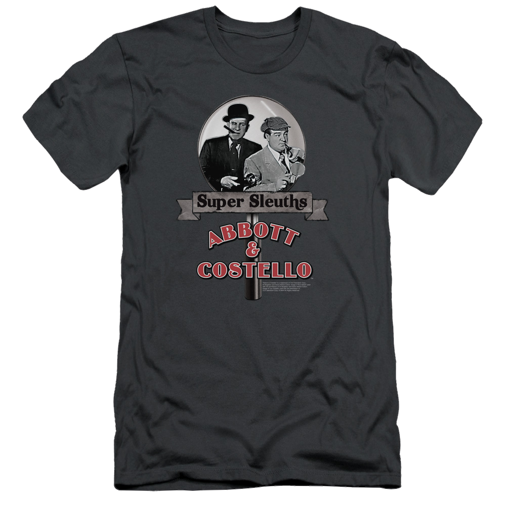 Abbott and Costello Super Sleuths - Men's Slim Fit T-Shirt Men's Slim Fit T-Shirt Abbott and Costello   