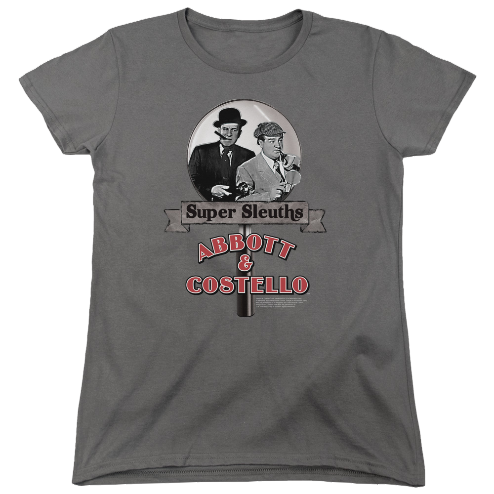 Abbott and Costello Super Sleuths - Women's T-Shirt Women's T-Shirt Abbott and Costello   
