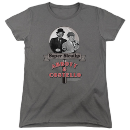 Abbott and Costello Super Sleuths - Women's T-Shirt Women's T-Shirt Abbott and Costello   