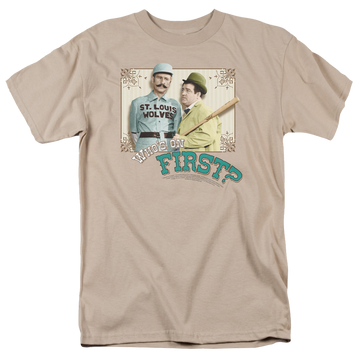 Abbott & Costello Whos On First - Men's Regular Fit T-Shirt Men's Regular Fit T-Shirt Abbott and Costello   