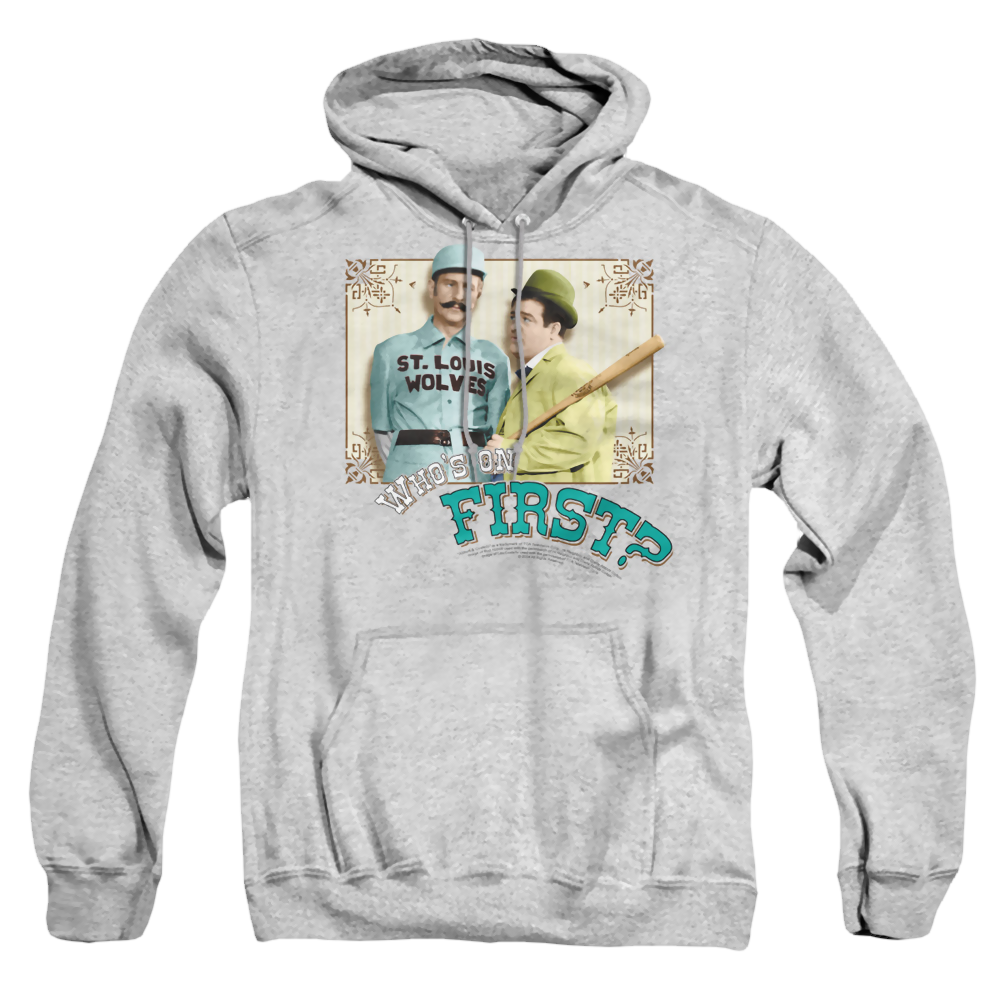 Abbott & Costello Whos On First - Pullover Hoodie Pullover Hoodie Abbott and Costello   
