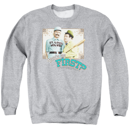 Abbott and Costello Whos On First - Men's Crewneck Sweatshirt Men's Crewneck Sweatshirt Abbott and Costello   