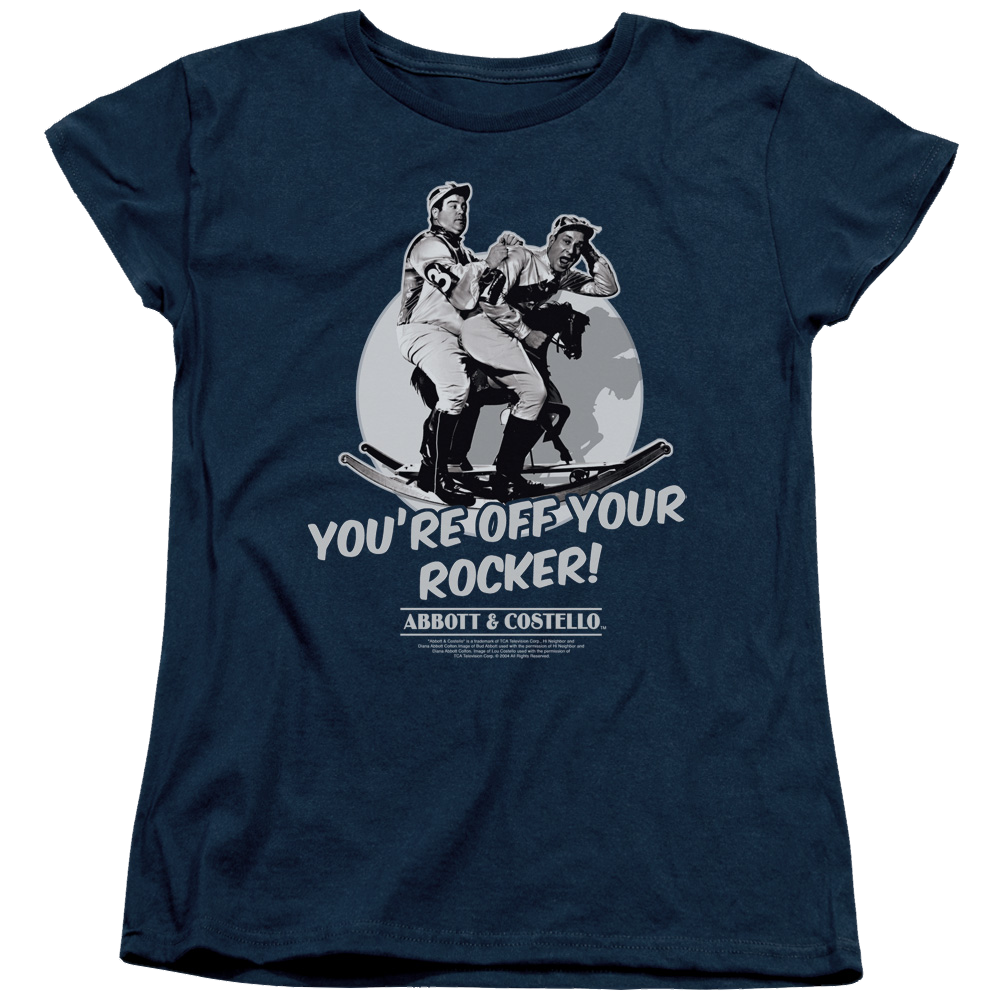Abbott and Costello Off Your Rocker - Women's T-Shirt Women's T-Shirt Abbott and Costello   