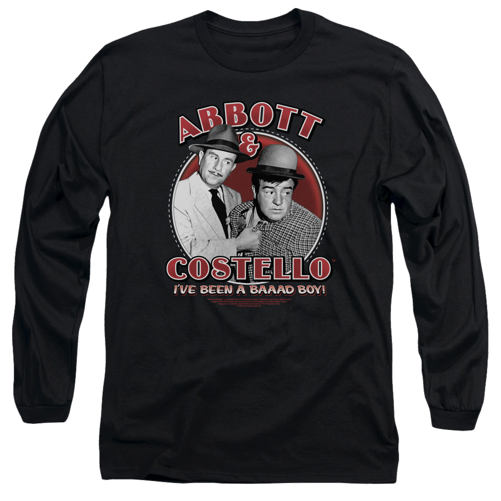 Abbott and Costello Bad Boy - Men's Long Sleeve T-Shirt Men's Long Sleeve T-Shirt Abbott and Costello   