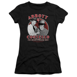 Abbott and Costello Bad Boy - Juniors T-Shirt Juniors T-Shirt Abbott and Costello   