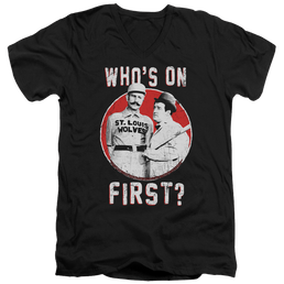 Abbott and Costello First - Men's V-Neck T-Shirt Men's V-Neck T-Shirt Abbott and Costello   