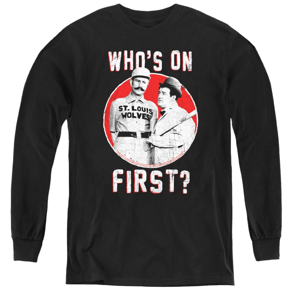 Abbott & Costello First - Youth Long Sleeve T-Shirt Youth Long Sleeve T-Shirt Abbott and Costello   