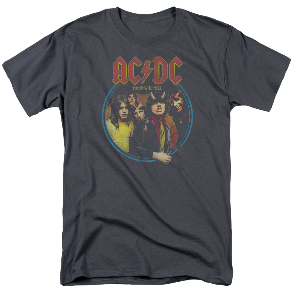 AC/DC Highway To Hell - Men's Regular Fit T-Shirt Men's Regular Fit T-Shirt ACDC   
