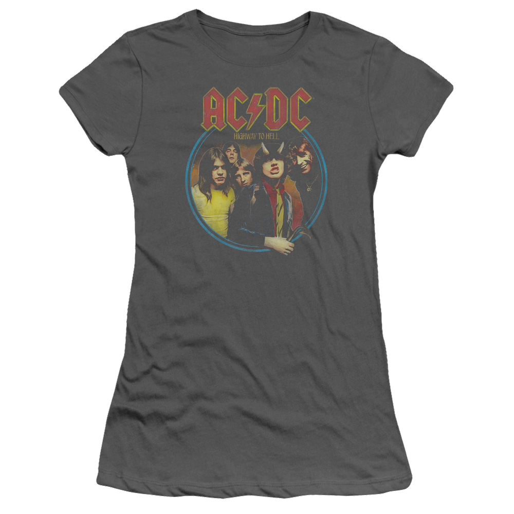 AC/DC Highway To Hell - Juniors T-Shirt Juniors T-Shirt ACDC   