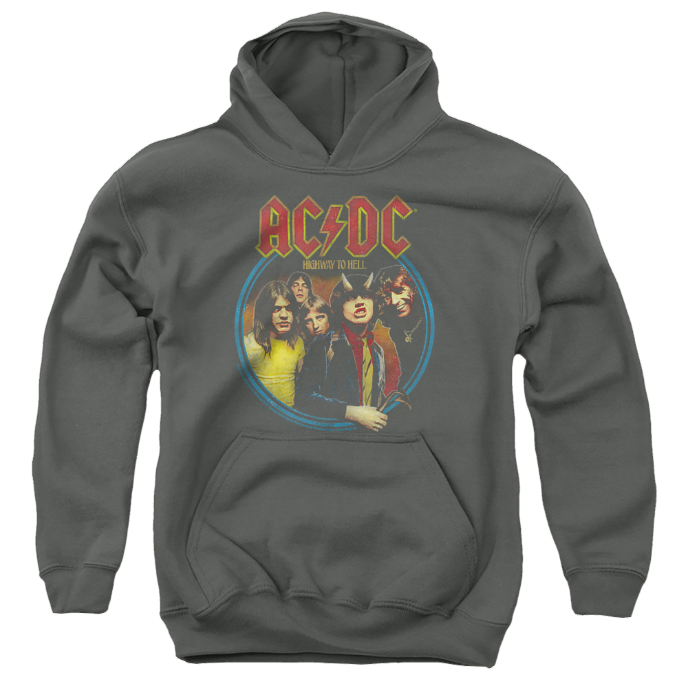 AC/DC Highway To Hell - Youth Hoodie (Ages 8-12) Youth Hoodie (Ages 8-12) ACDC   