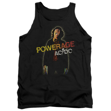 Black men's tank with AC/DC Powerage graphic