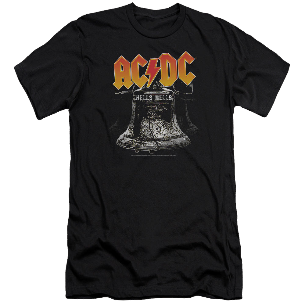 ACDC Acdc Hells Bells - Men's Premium Slim Fit T-Shirt Men's Premium Slim Fit T-Shirt ACDC   