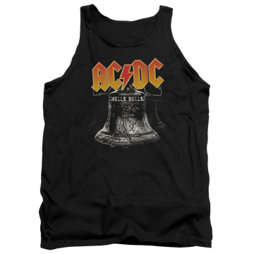 Black men's tank with AC/DC Hells Bells graphic