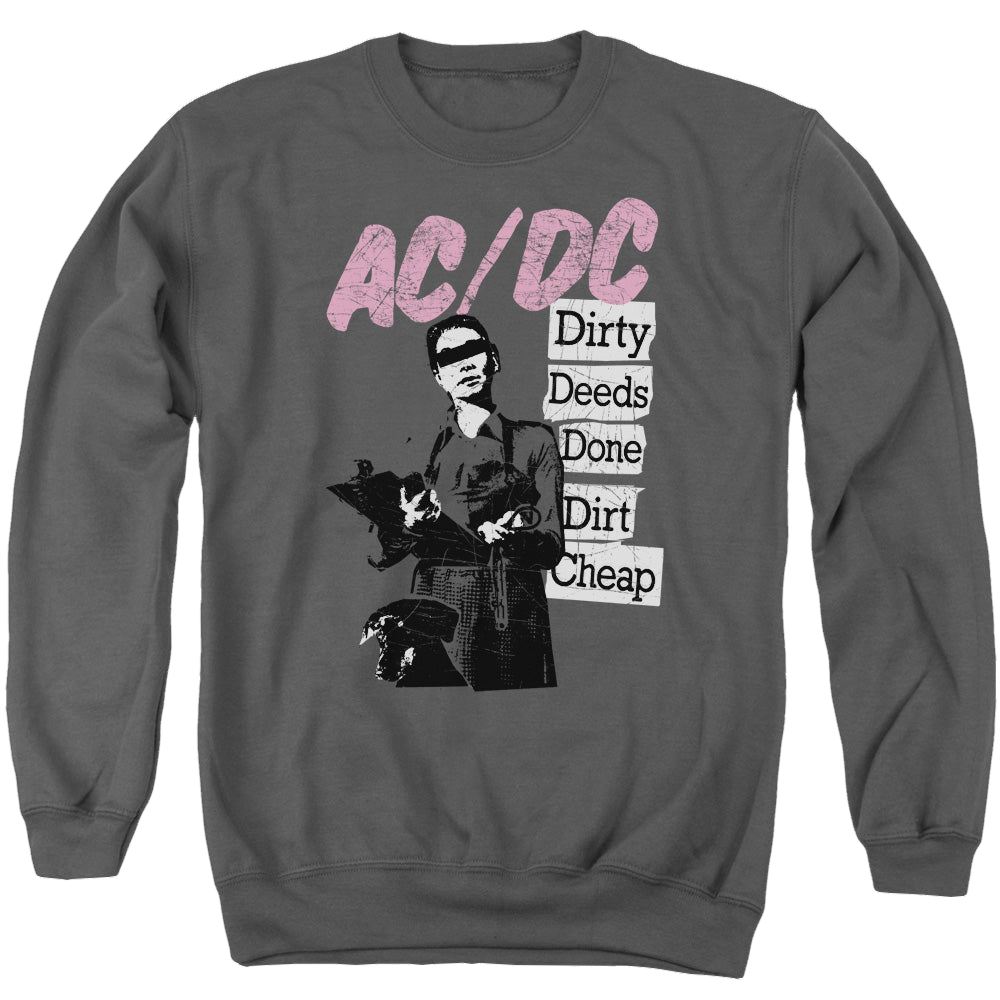 ACDC Acdc Dirty Deeds - Men's Crewneck Sweatshirt Men's Crewneck Sweatshirt ACDC   
