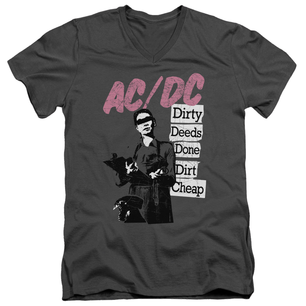 ACDC Acdc Dirty Deeds - Men's V-Neck T-Shirt Men's V-Neck T-Shirt ACDC   