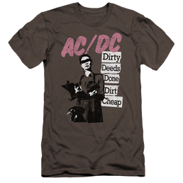 ACDC Acdc Dirty Deeds - Men's Premium Slim Fit T-Shirt Men's Premium Slim Fit T-Shirt ACDC   