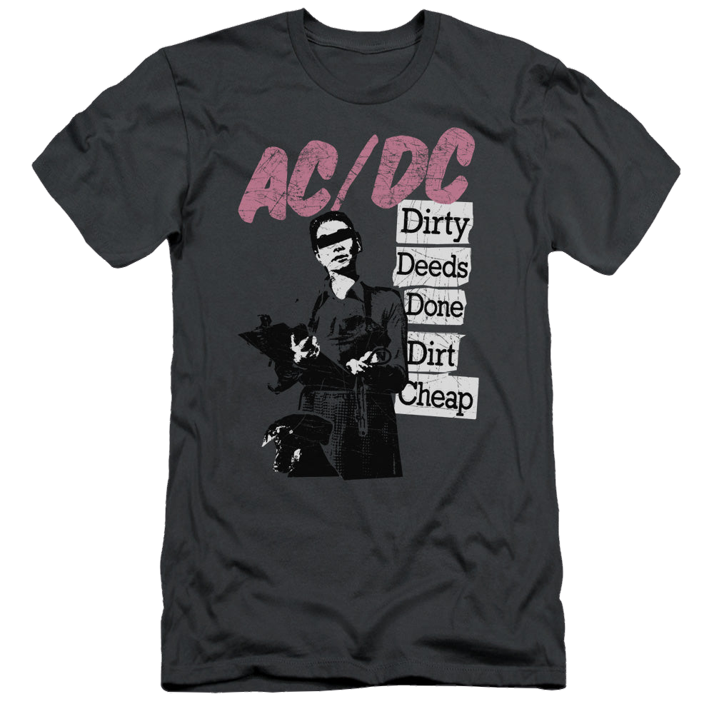 ACDC Acdc Dirty Deeds - Men's Slim Fit T-Shirt Men's Slim Fit T-Shirt ACDC   