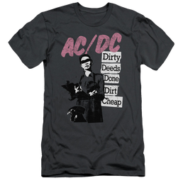 ACDC Acdc Dirty Deeds - Men's Slim Fit T-Shirt Men's Slim Fit T-Shirt ACDC   